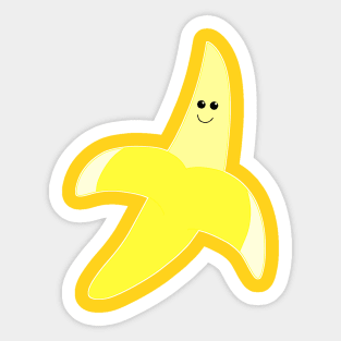 Cute Smile Banana Sticker